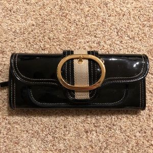 Juicy Couture black patent leather wallet